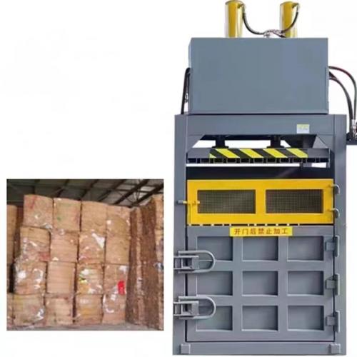 vertical hydraulic cardboard baling machine