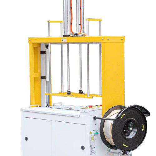 automatic clothing strapping machine with pressure pressing device