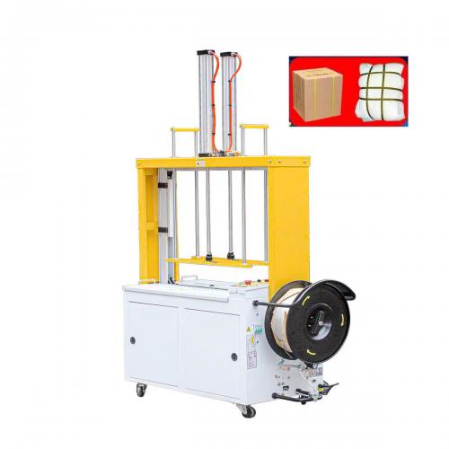 automatic top press pp strapping machine for clothes