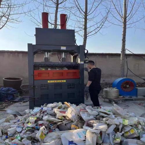 hydraulic waste paper compressor machine vertical baler machine cardboard press machine